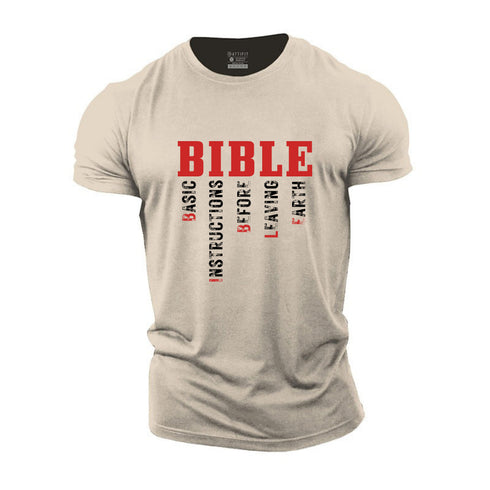 Men's Bible Cotton T-Shirt